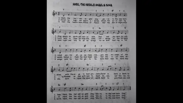 'Video thumbnail for Hark the Herald Angels Sing - Catholic Mass Song Sheet Music'