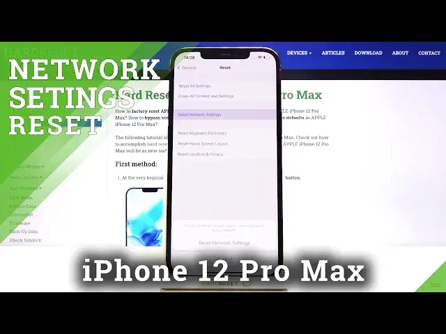 'Video thumbnail for How to Reset Network Settings in iPhone 12 Pro Max – Restore Wi-Fi Settings'