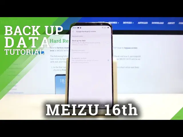 'Video thumbnail for How to Add Google Backup Account in Meizu 16TH – Allow Google Backup'