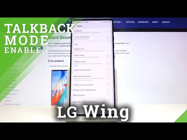 'Video thumbnail for How to Activate TalkBack on LG Wing – Use Voice Assistant'
