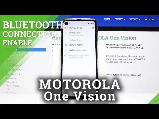 'Video thumbnail for How to Connect Motorola One Vision with Bluetooth Device - Pair Devices'