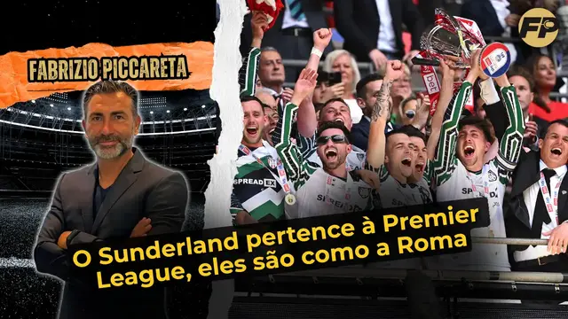 'Video thumbnail for Fabrizio Piccareta: Sunderland, assim como Roma - Di Canio, tão importante para minha carreira'
