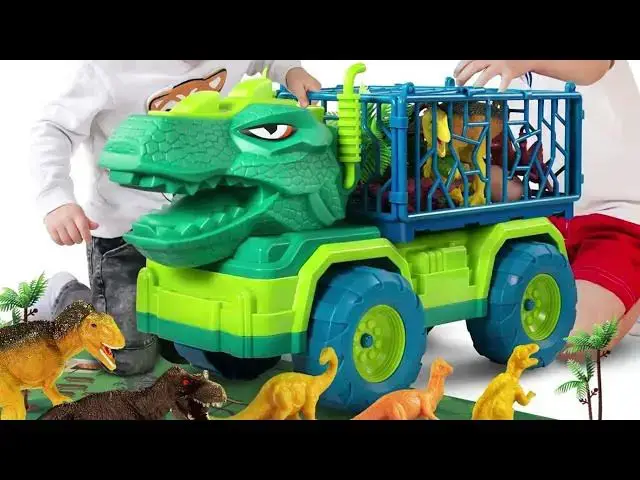 'Video thumbnail for Dinosaur Truck Toys for Kids'