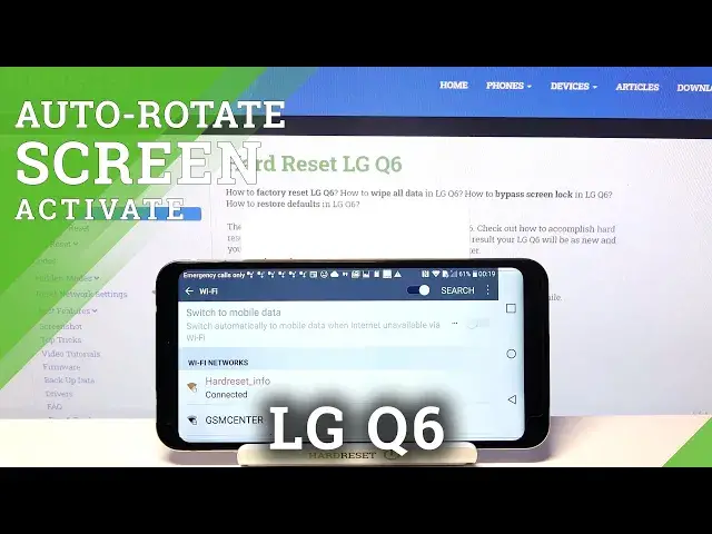 'Video thumbnail for Automatic Screen Rotation - LG Q6 & Flip Screen Feature'