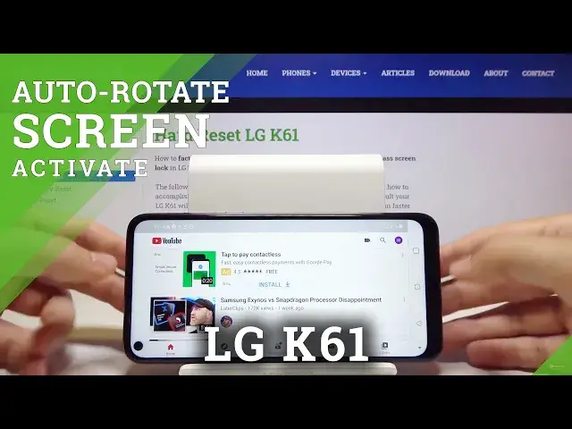 'Video thumbnail for How to Activate Auto Rotate in LG K61 – Switch On Auto Rotation'