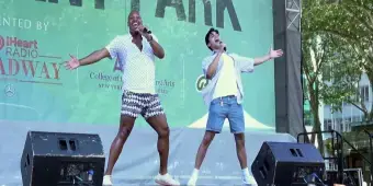 'Video thumbnail for Video: ALADDIN, THE LION KING & More at Broadway in Bryant Park 2024'