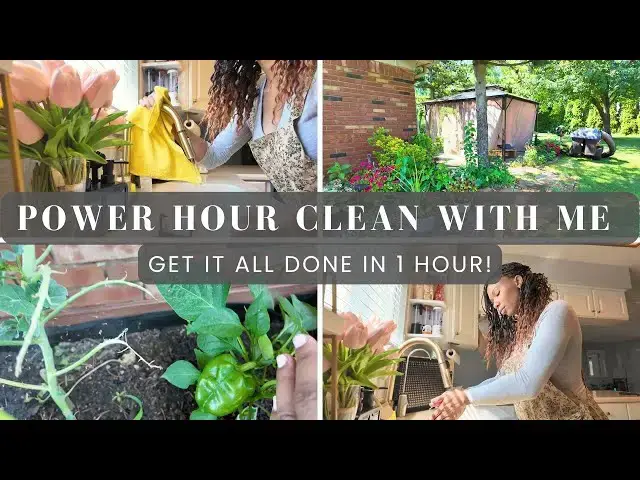 'Video thumbnail for Power Hour Cleaning Motivation: Clean With Me & Get It All Done In 1 HOUR'