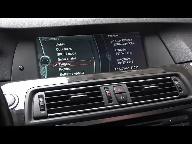 'Video thumbnail for How to Adjust Tailgate in BMW Series 5 F10/F11 ( 2010 – 2017 ) - Select Max Height for the Trunk'