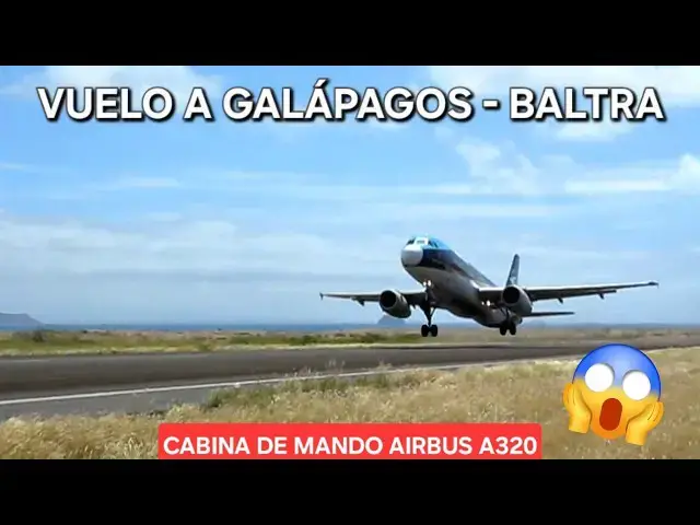 'Video thumbnail for DESDE ADENTRO 😱 VUELO a GALÁPAGOS en un AIRBUS A320 de TAME (HC-CGJ) - 2008 ✈️'
