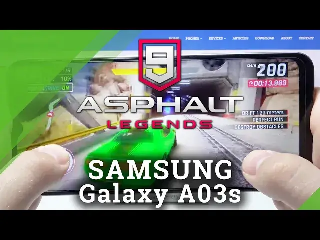 'Video thumbnail for Gaming Quality Test on SAMSUNG Galaxy A03s - Asphalt 9 Gameplay'