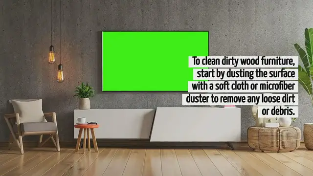 'Video thumbnail for How To Clean Dirty Wood Furniture'
