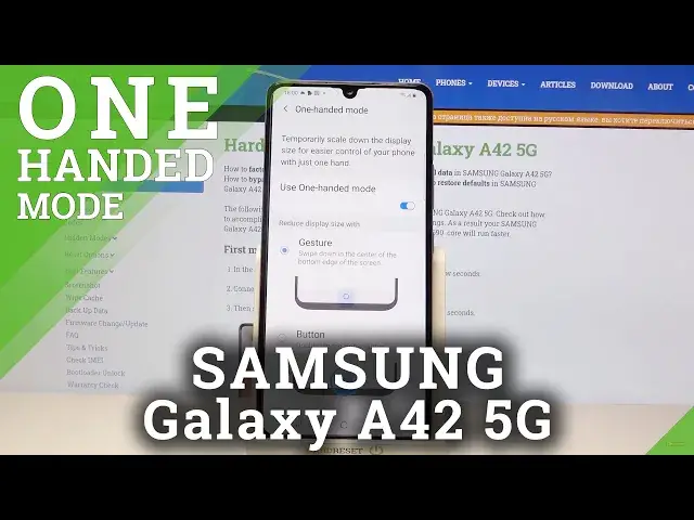'Video thumbnail for How to Enter One Handed Mode on SAMSUNG Galaxy A42 5G – Activate One Handed Mode'