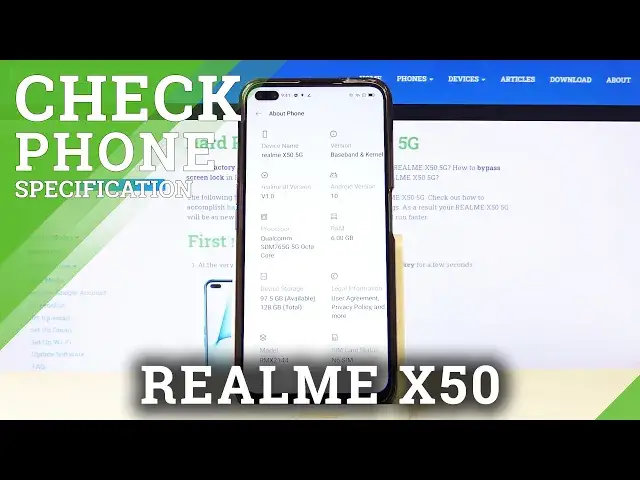 'Video thumbnail for How to Find Phone Specification in REALME X50 5G – Enter Phone Info'