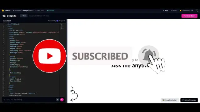 'Video thumbnail for Deepseek V3.1 Just Dropped – The Ultimate Free AI Coding Tool!'