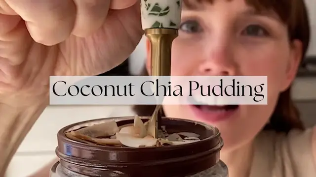 'Video thumbnail for Coconut Chia Pudding'