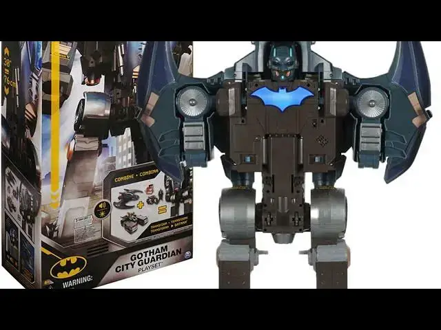 'Video thumbnail for DC Comics, Batman, Gotham City Guardian Playset | Toys Ads'