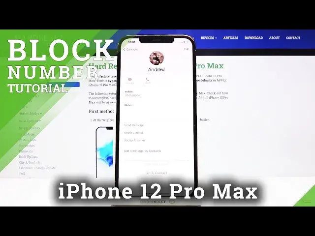 'Video thumbnail for How to Block Number on iPhone 12 Pro Max – Block Calls'