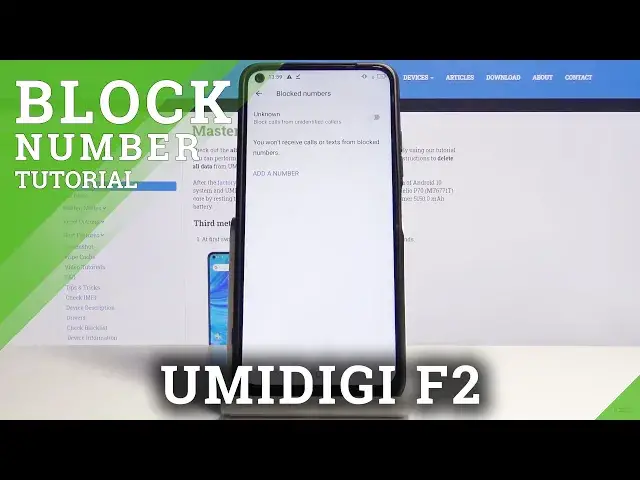 'Video thumbnail for How to Add Number to Black List in UMIDIGI F2 – Block Number'