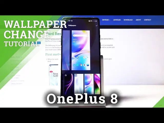 'Video thumbnail for How to Change Wallpaper in OnePlus 8 – Home Screen & Lock Screen Update'