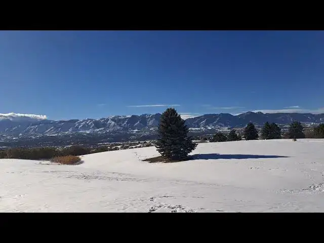 'Video thumbnail for Snowy Weather, Colorado Springs, Colorado'