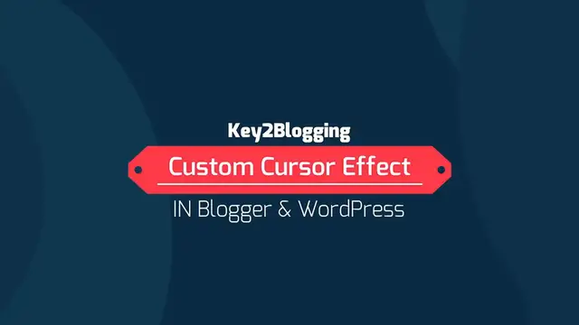 'Video thumbnail for How to Add custom cursor effect in website _ Blogger & WordPress _ CSS Tutorial'