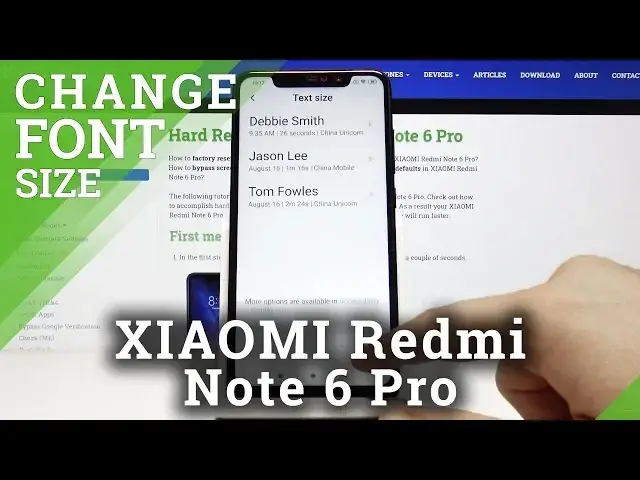 'Video thumbnail for How to Update Font in Xiaomi Redmi Note 6 Pro – Change Font Size'