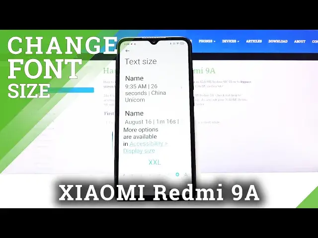 'Video thumbnail for How to Change Font Size in XIAOMI REDMI 9A – Adjust Text Size'