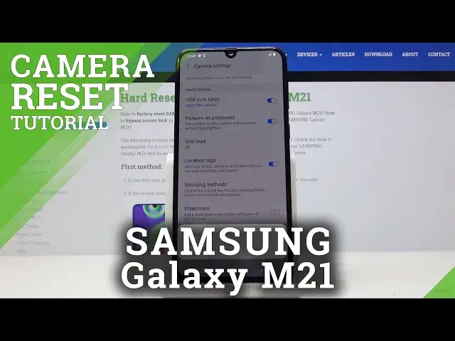 'Video thumbnail for How to Fix Camera Issues in Samsung Galaxy M21 - Reset Camera'