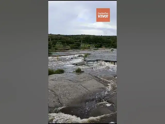 'Video thumbnail for En Cabalango, el río Los Chorrillos creció 1,17 metros'
