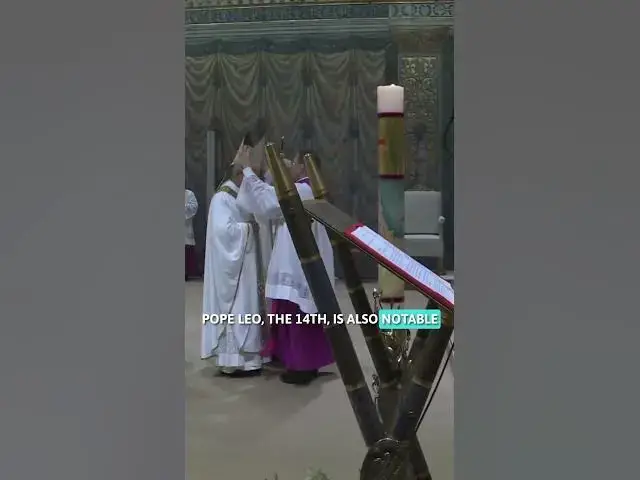 'Video thumbnail for First American Pope Elected – Pope Leo XIV from Chicagopope'