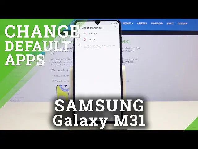 'Video thumbnail for How to Set Up Default Browser in SAMSUNG Galaxy M31 – Default Internet Browser'