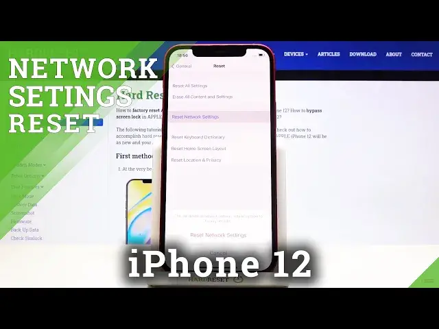 'Video thumbnail for How to Reset Network Settings in iPhone 12 – Restore Network Defaults'