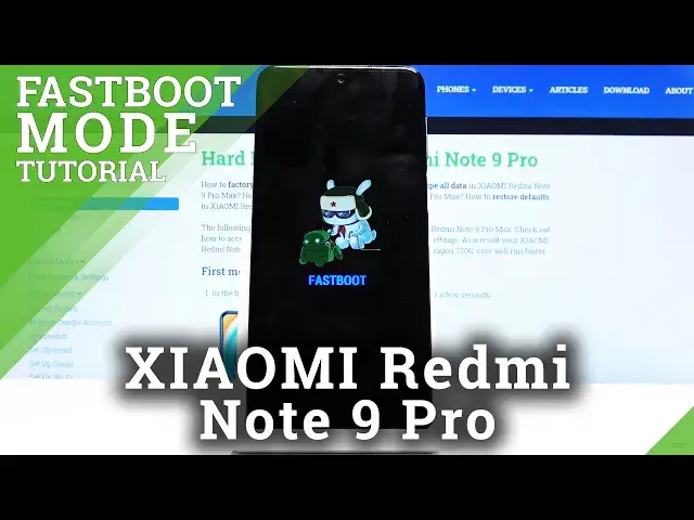 'Video thumbnail for XIAOMI Redmi Note 9 Pro Fastboot Mode'