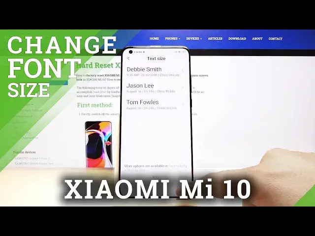 'Video thumbnail for How to Change Font Size in Xiaomi Mi 10 – Pick Font Style'