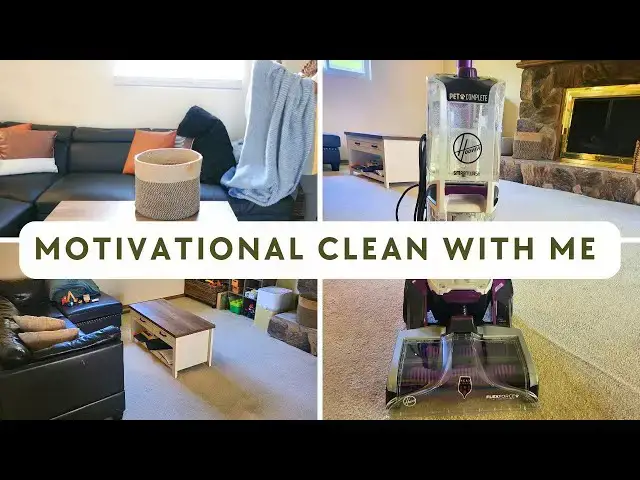 'Video thumbnail for Motivational Clean With Me: Catching up after vacation, cleaning motivation & Hoover Review'