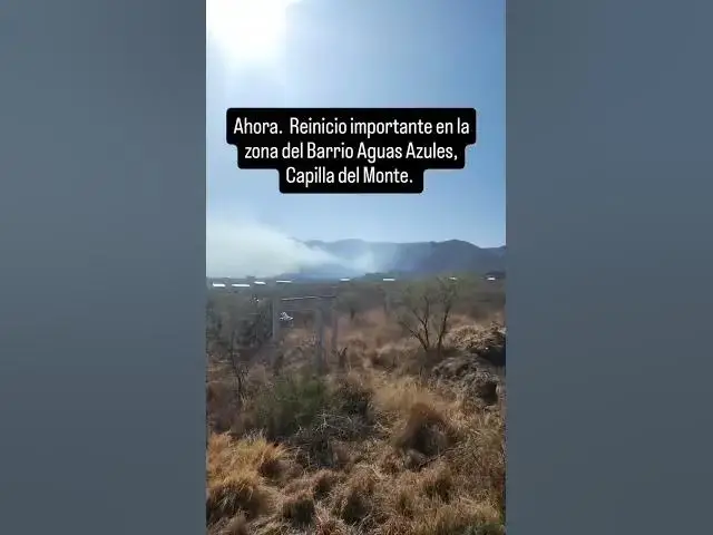 'Video thumbnail for El fuego no da tregua en Capilla del Monte'