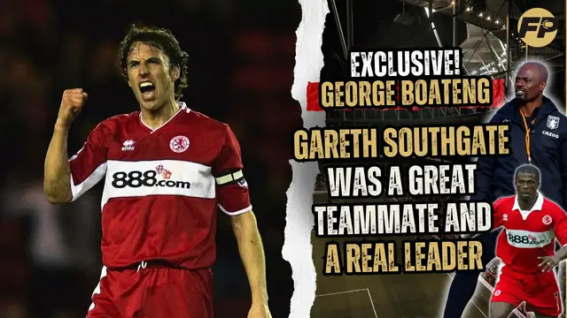 'Video thumbnail for Boateng: Gareth Southgate was a great teammate and a great leader'