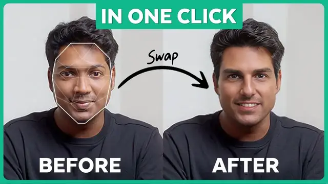 'Video thumbnail for How to Face Swap Any Video using FREE AI _ Deepfake 2023'