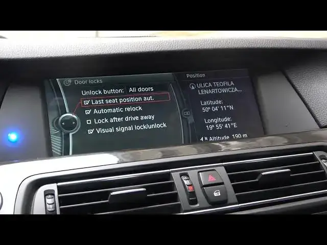 'Video thumbnail for How to Manage Doors Locks in BMW Series 5 F10/F11 ( 2010 – 2017 ) - Adjust Doors Locks'