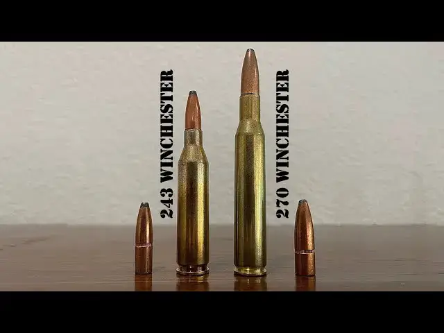 'Video thumbnail for 243 vs 270 Winchester Review & Comparison'