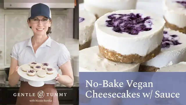 'Video thumbnail for PERFECT No-Bake Vegan Cheesecakes | Dairy-Free | Gluten-Free | Naturally Sweetened & Delish!!'