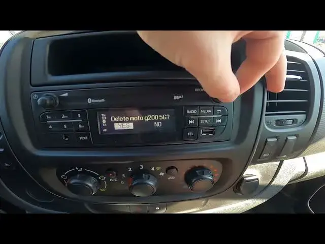 'Video thumbnail for How to Forget Smartphone From Bluetooth Settings in Opel Vivaro B ( 2014 – 2019 ) - Remove Phone'
