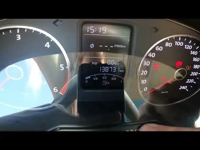 'Video thumbnail for How to Find and Reset Average Fuel Consumption Volkswagen Polo V ( 2009 – 2017 )'