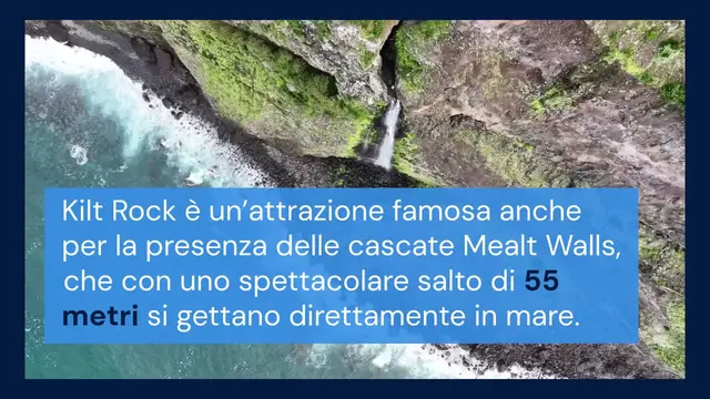 'Video thumbnail for Kilt Rock, la scogliera spettacolare dell'isola di Skye'