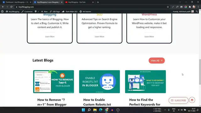 'Video thumbnail for How to Create a Custom Homepage in WordPress _ ( Kadence Theme Tutorial )'