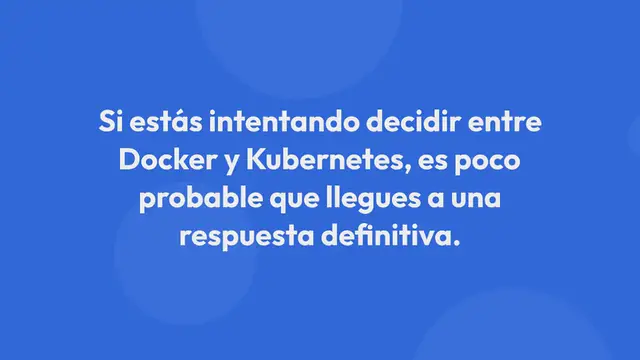 'Video thumbnail for Kubernetes vs Docker: La Diferencia Explicada'