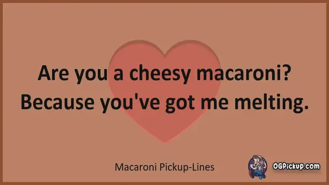 'Video thumbnail for Macaroni - Pickup-Lines & Rizz for Him & for Her'