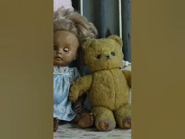 'Video thumbnail for The Warrens Museum #haunted Teddy Bear😨 #hauntingstories #creepypasta #haunted #scary #cursed'