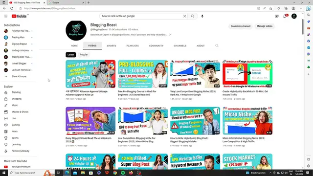 'Video thumbnail for Rank #1 on Google in 24 Hours _ 100% Traffic आएगा 😃'