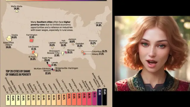 'Video thumbnail for U.S. Cities With Highest Share Of Families (2025)'